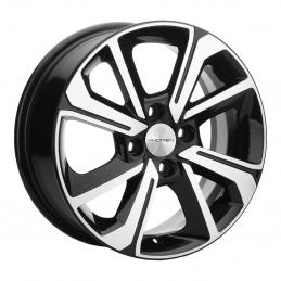 Khomen Wheels KHW1501 (Rio/Solaris) 6x15 PCD4x100 ET46 Dia54.1 Black-FP