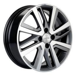 Khomen Wheels KHW1609 (Rio II/Solaris II) 6x16 PCD4x100 ET46 Dia54.1 Gray-FP