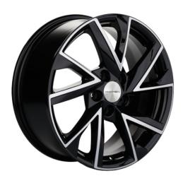 Khomen Wheels KHW1714 (Kodiaq/Tiguan) 7x17 PCD5x112 ET40 Dia57.1 Black-FP