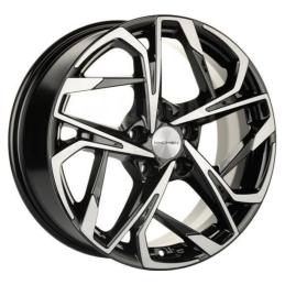 Khomen Wheels KHW1716 (Changan/Geely/Lexus/Toyota) 7x17 PCD5x114.3 ET45 Dia60.1 Black-FP