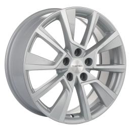 Khomen Wheels KHW1802 (Kodiaq/Tiguan) 7x18 PCD5x112 ET43 Dia57.1 F-Silver-FP