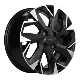 Khomen Wheels KHW1508 (Vesta) 6x15 PCD4x100 ET50 Dia60.1 Black-FP