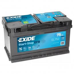 EXIDE  Start-Stop EFB  55Ah  480 En (обр) [EFB]  EL550 207х175х190