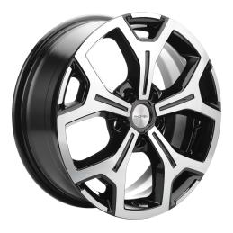 Khomen Wheels KHW1710 6.5x17 PCD5x120 ET55 Dia65.1 Black FP