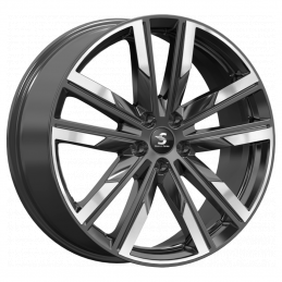 КиК КР014 (20_Discovery Sport) 8x20 PCD5x108 ET45 Dia63.35 Diamond Black Gris