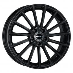 MAK Komet 8x19 PCD5x112 ET48 Dia66.6 Gloss Black Mirror Ring