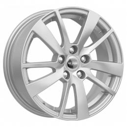 КиК Skoda Rapid (KC876) 6x15 PCD5x100 ET38 Dia57.1 Silver