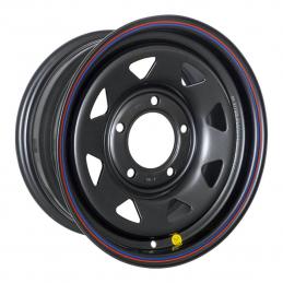 Off-Road Wheels Диск усиленный ВАЗ НИВА стальной черный (треуг.) 7x15 PCD5x139.7 ET30 Dia98.5 Черный