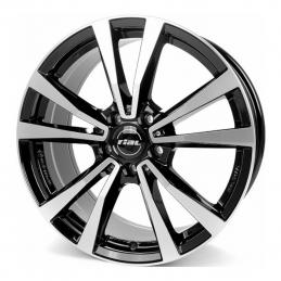 Rial M12 9x19 PCD5x112 ET20 Dia66.5 Diamond Black Front Polished